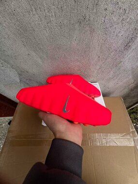 Nike Mind Bright Crimson Premium Lifestyle Slide Sandals Shoes Mens Womens Youth